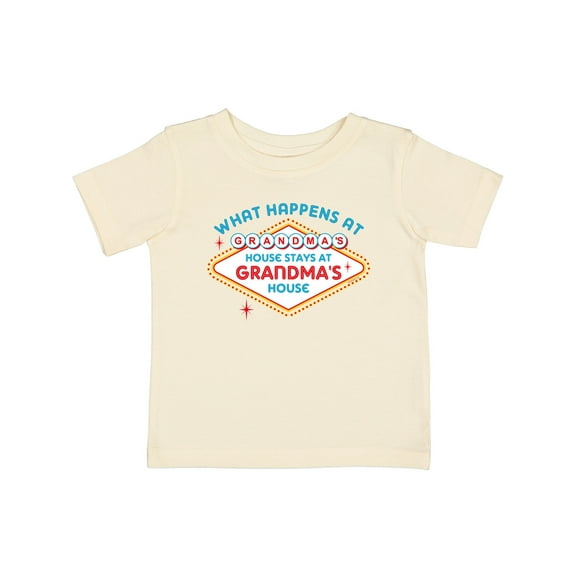 Inktastic Las Vegas Stays at Grandma's Boys or Girls Baby T-Shirt
