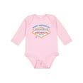 thumbnail image 1 of Inktastic Las Vegas Stays at Grandma's Boys or Girls Long Sleeve Baby Bodysuit, 1 of 5