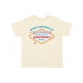 thumbnail image 1 of Inktastic Las Vegas Stays at Grandma's Boys or Girls Toddler T-Shirt, 1 of 5