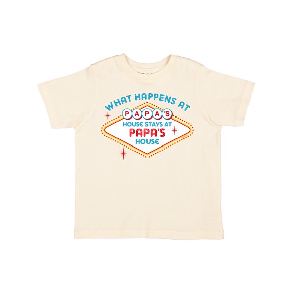 Inktastic Las Vegas Stays at Papa's Boys or Girls Toddler T-Shirt
