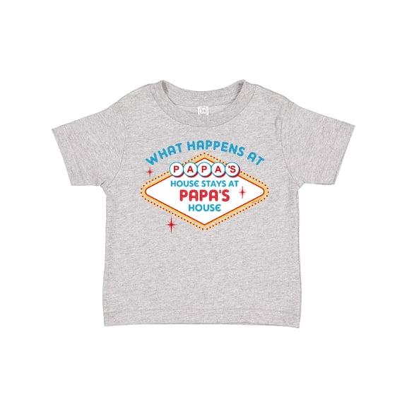 Inktastic Las Vegas Stays at Papa's Boys or Girls Toddler T-Shirt