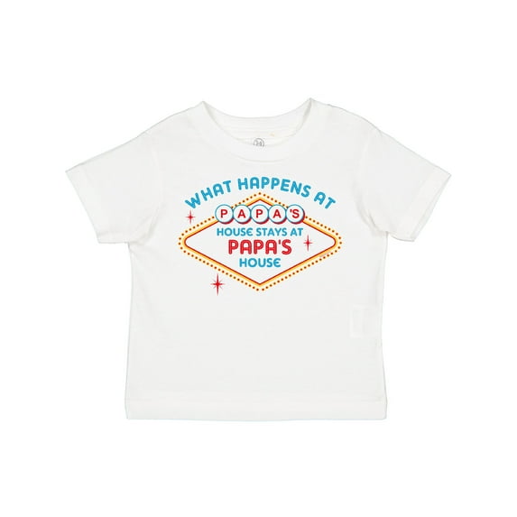 Inktastic Las Vegas Stays at Papa's Boys or Girls Toddler T-Shirt