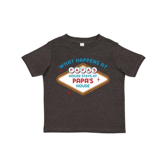 Inktastic Las Vegas Stays at Papa's Boys or Girls Toddler T-Shirt