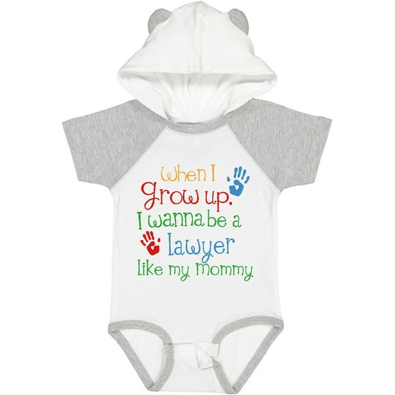 Inktastic Lawyer Like Mommy Boys or Girls Baby Bodysuit