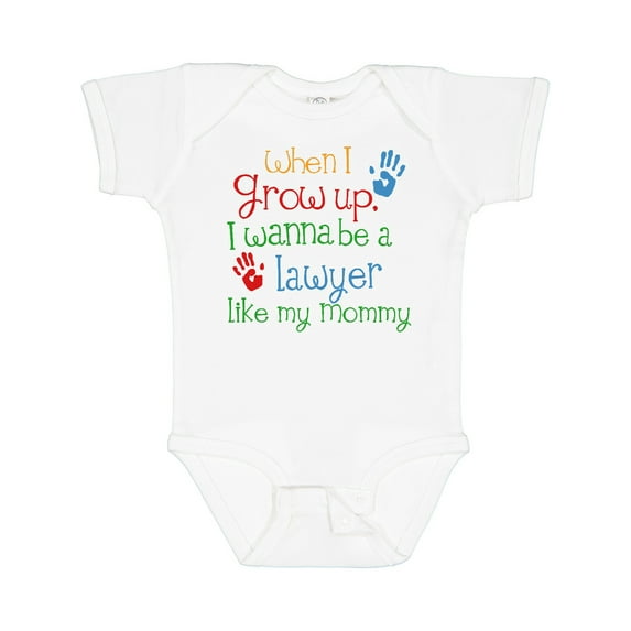 Inktastic Lawyer Like Mommy Boys or Girls Baby Bodysuit