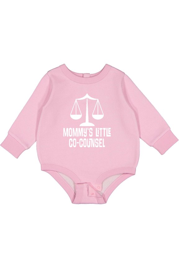 Lawyer Mommy Little Co Counsel Baby Fleece Bodysuit