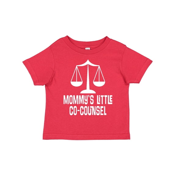 Inktastic Lawyer Mommy Little Co Counsel Boys or Girls Toddler T-Shirt