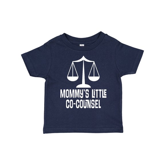 Inktastic Lawyer Mommy Little Co Counsel Boys or Girls Toddler T-Shirt