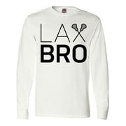 Inktastic Lax Bro Lacrosse Long Sleeve T-Shirt