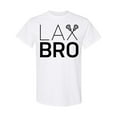 thumbnail image 1 of Inktastic Lax Bro Lacrosse T-Shirt, 1 of 5