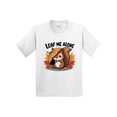 thumbnail image 1 of Inktastic Leaf Me Alone Funny Autumn Fall Squirrel Youth T-Shirt, 1 of 5
