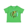 thumbnail image 1 of Inktastic Leaping Bass Fish Fishing Illustration Boys or Girls Toddler T-Shirt, 1 of 5