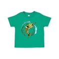 thumbnail image 1 of Inktastic Leaping Bass Fish Fishing Illustration Boys or Girls Toddler T-Shirt, 1 of 5