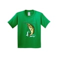 thumbnail image 1 of Inktastic Leaping Bass Fish Youth T-Shirt, 1 of 5