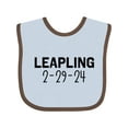 thumbnail image 1 of Inktastic Leapling 2-29-24 Leap Year Boys or Girls Baby Bib, 1 of 4
