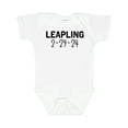 thumbnail image 1 of Inktastic Leapling- 2-29-24- Leap Year Boys or Girls Baby Bodysuit, 1 of 5