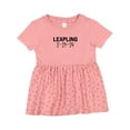 thumbnail image 1 of Inktastic Leapling 2-29-24 Leap Year Girls Baby Dress, 1 of 5