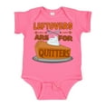 thumbnail image 1 of Inktastic Leftovers Are for Quitters with Pumpkin Pie Boys or Girls Baby Bodysuit, 1 of 5