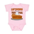 thumbnail image 1 of Inktastic Leftovers Are for Quitters with Pumpkin Pie Boys or Girls Baby Bodysuit, 1 of 5