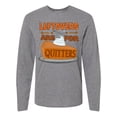 thumbnail image 1 of Inktastic Leftovers Are for Quitters with Pumpkin Pie Long Sleeve T-Shirt, 1 of 5