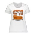 thumbnail image 1 of Inktastic Leftovers are for Quitters with Pumpkin Pie Women's Plus Size T-Shirt, 1 of 5