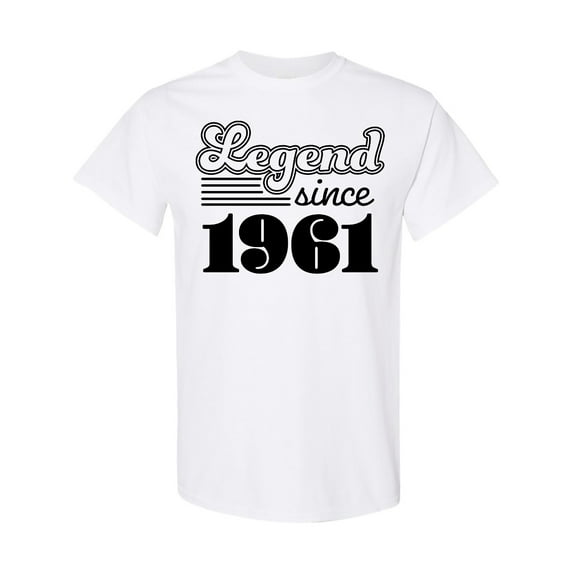Inktastic Legend Since 1961 Birthday T-Shirt