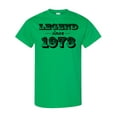 thumbnail image 1 of Inktastic Legend Since 1973 Birthday T-Shirt, 1 of 5