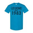 thumbnail image 1 of Inktastic Legend Since 1983 Birthday T-Shirt, 1 of 5