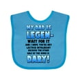 thumbnail image 1 of Inktastic Legendary Dad Boys or Girls Baby Bib, 1 of 4