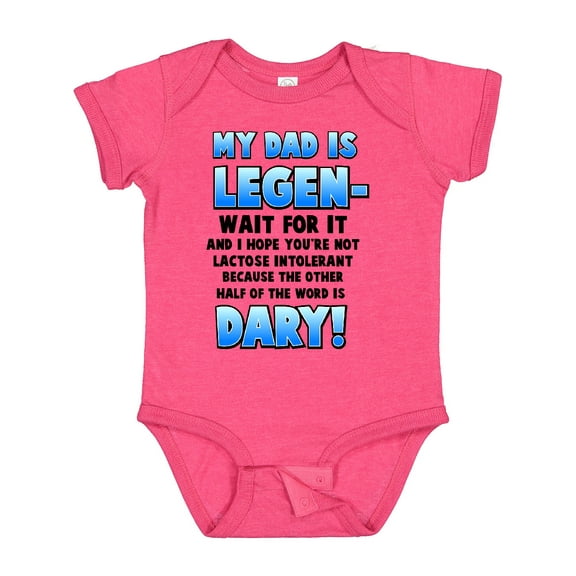 Inktastic Legendary Dad Boys or Girls Baby Bodysuit
