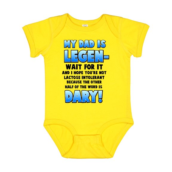 Inktastic Legendary Dad Boys or Girls Baby Bodysuit