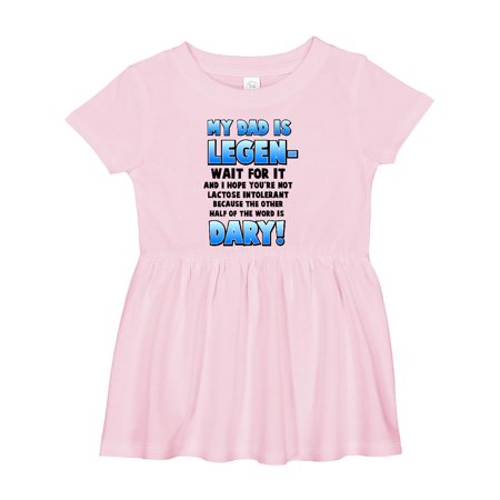 Inktastic Legendary Dad Girls Baby Dress