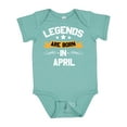 thumbnail image 1 of Inktastic Legends Are Born in April Boys or Girls Baby Bodysuit, 1 of 5