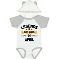thumbnail image 1 of Inktastic Legends Are Born in April Boys or Girls Baby Bodysuit, 1 of 5
