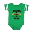 thumbnail image 1 of Inktastic Legends Are Born in April Boys or Girls Baby Bodysuit, 1 of 5