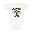 thumbnail image 1 of Inktastic Legends Are Born in April Boys or Girls Baby Bodysuit, 1 of 5