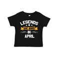 thumbnail image 1 of Inktastic Legends Are Born in April Boys or Girls Toddler T-Shirt, 1 of 5