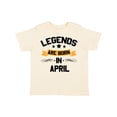 thumbnail image 1 of Inktastic Legends Are Born in April Boys or Girls Toddler T-Shirt, 1 of 5