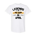 thumbnail image 1 of Inktastic Legends Are Born in April T-Shirt, 1 of 5