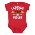 thumbnail image 1 of Inktastic Legends Are Born in August Boys or Girls Baby Bodysuit, 1 of 5