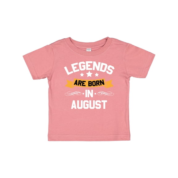 Inktastic Legends Are Born in August Boys or Girls Baby T-Shirt