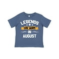 thumbnail image 1 of Inktastic Legends Are Born in August Boys or Girls Toddler T-Shirt, 1 of 5