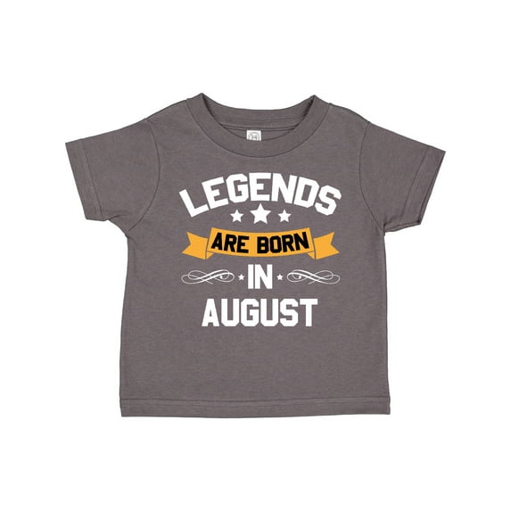 Inktastic Legends Are Born in August Boys or Girls Toddler T-Shirt
