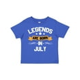 thumbnail image 1 of Inktastic Legends Are Born in July Boys or Girls Toddler T-Shirt, 1 of 5