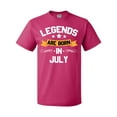 thumbnail image 1 of Inktastic Legends Are Born in July T-Shirt, 1 of 5