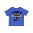 thumbnail image 1 of Inktastic Legends Are Born in May Boys or Girls Toddler T-Shirt, 1 of 5