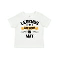 thumbnail image 1 of Inktastic Legends Are Born in May Boys or Girls Toddler T-Shirt, 1 of 5