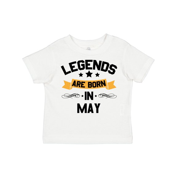 Inktastic Legends Are Born in May Boys or Girls Toddler T-Shirt
