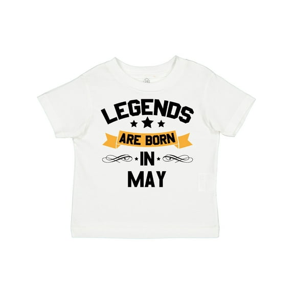 Inktastic Legends Are Born in May Boys or Girls Toddler T-Shirt