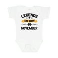 thumbnail image 1 of Inktastic Legends Are Born in November Boys or Girls Baby Bodysuit, 1 of 5